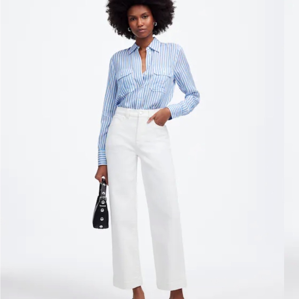 Madewell Perfect Vintage Wide Leg Crop Jeans